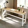 Mesa larga y estrecha de pared, escritorio de computadora simple y moderno, escritorio de estudio para estudiantes, escritorio para el hogar en el dormitorio