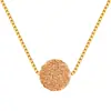 Joyería Transfronteriza Europea y Americana Cadena para Clavícula con Incrustaciones de Diamantes Collar de Perlas con Bola de Diamantes Shambhala Venta Directa de Fábrica en Stock