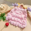 Ropa Nueva de Gato para Primavera y Verano, Vestido Delgado y Transpirable para Perro Estilo Princesa, Ropa para Mascotas Pequeñas
