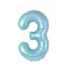 Globos de Papel de Aluminio Digitales de 32 pulgadas Globo de Feliz Cumpleaños Decoración de Fiesta Arreglo Globos Digitales Flotando en el Aire Venta al por Mayor