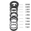 Em nome do conjunto de taças universal para carro elétrico, suporte de contas para guidão, rolamento de direção, conjunto de taças para bicicleta elétrica, conjunto de taças de cabeça autopropulsada com dentes