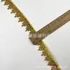 Pingyang Renda Dourada e Prateada Coroa Triangular Renda Boneca Artesanal DIY Cinto Decorativo Acessórios de Vestuário Étnico Miao