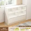 Estante de livros estilo antigo, aparador de sala de estar de parede, armário baixo, aparador de sala de jantar, armário de chá, mesa de cabeceira, armário de armazenamento