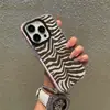 Funda para Teléfono Móvil de Comercio Exterior con Estampado de Cebra de Gama Alta Estilo Coreano iPhone18Promax Versátil Transparente Cáscara Suave Cubierta Protectora Anticaídas
