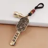 Latón Dinero de los Cinco Emperadores Zodiaco Doce Llavero Colgante Llave Atracción de Fortuna Adorno Llavero Accesorios para Reuniones en Templos