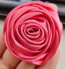 Rosa Artificial Feito à Mão Tridimensional Flor Rosa Simulada Tecido de Cetim Corsage Acessórios de Roupa Pequenos Acessórios Atacado