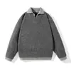 Popular Transfronterizo Talla Europea Tallas Grandes Suéter de Punto Falso de Dos Piezas Camisa Polo para Hombre Cuello en V Estilo Old Money Venta al por Mayor de Fábrica