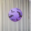 Linterna de papel de Halloween decoración calabaza fantasma festival ambiente arreglo accesorios linterna plegable araña colgante hecho a mano DIY