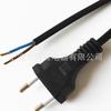 Cable de enchufe europeo Cable de alimentación europeo Cable de alimentación de cola de ocho caracteres con dos enchufes estándar europeo Cable de alimentación brasileño con enchufe de dos planos VDE