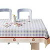 Mantel estilo crema, impermeable y a prueba de aceite, no necesita lavado, nuevo modelo 2025, tapete para mesa de comedor, lujo ligero, sensación de alta gama, mantel para mesa de centro estilo Ins