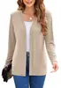 Novo em estoque transfronteiriço Amazon cardigã feminino elegante e simples versátil para primavera e outono