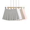 Saia Esportiva Plissada de Seda Gelada Pure Yoga Feminina de Verão Sexy Redutora de Idade Saia de Cintura Alta Emagrecedora para Mulheres