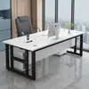 Escritorio simple para una persona, escritorio de computadora, escritorio minimalista moderno para supervisor, juego de escritorio de oficina