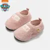 Pantuflas de algodón Paw Patrol, adecuadas para primavera y otoño, para niños y niñas, uso interior y exterior, zapatos de algodón para niños pequeños, pantuflas para el hogar