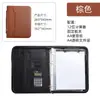Pasta A4 Transfronteiriça com Zíper Pasta Personalizada Grande Capacidade Maleta Masculina Pu Pasta Multifuncional Atacado