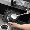 Cepillo para Ollas de Acero Inoxidable con Mango Largo, Cepillo Grande de Limpieza para el Hogar con Lana de Acero y Mango, Potente Herramienta de Descontaminación para Limpiar Ollas