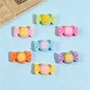 Acessórios de resina mini fofos cola de creme para grampo de cabelo DIY, manicure, capa de celular, material artesanal, aplique, atacado