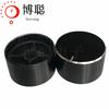 Perilla de Potenciómetro Sombrero de Aleación de Aluminio 24*15 Recto Negro Borde Blanco con Escala Sombrero de Potenciómetro