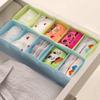 Caja de Almacenamiento de Calcetines con Compartimentos Caja de Almacenamiento de Ropa Interior y Calzones de Plástico Caja Organizadora de Cajón de Escritorio Caja de Cosméticos para el Hogar