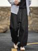 Jeans Vintage de Mezclilla Cruda con Dobladillo Plegado 2025 Primavera Nuevo Estilo Cordón Único Holgados Estilo Americano Pantalones Largos Q