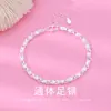 Pulsera Corazón Trébol de Cuatro Hojas de Plata Pura S999 Lujo Accesible Diseño de Nicho Pulsera para Mejor Amiga Accesorios Femeninos de Plata Esterlina Regalo de Cumpleaños