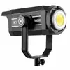 Luz de Relleno Metálica de 120W/200W/300W para Transmisión en Vivo, Fotografía con Luz Suave, Lámpara Solar de Luz Constante Cob con Reflector Profundo y Soporte