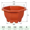 Vaso de flor de planta verde espessa e suculenta, novo modelo para jardinagem, vaso de plástico respirável e controlador de raízes, vaso de flor para bonsai no atacado