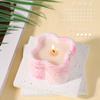 Início Feliz Trevo de Quatro Folhas Cor Gesso Vela Fragrância Sem Fumaça Cera de Soja Óleo Essencial de Planta Vela de Aromaterapia