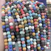 Jingde Jewelry Contas Soltas de Pedra Vulcânica Coloridas para Aromaterapia Acessórios para Joias Artesanais DIY Contas Redondas Semi-Acabadas Acessórios Venda por Atacado