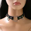 Collar de Amor Punk Transfronterizo Europeo y Americano Estilo Gótico Collar de Encaje Negro con Remaches de Araña Cadena para el Cuello de Mariposa Distintiva