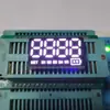 Fornecimento direto da fábrica tubo digital de 4 LEDs de 0,36 polegadas linha dupla 13 pés 4 8 com bateria display de luz branca