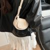 Bolsa Transversal Simples de Nicho Design Novo Primavera 2025 Bolsa de Sela de Mão/Axila Personalidade Elegante Bolsa Pequena para Mulheres