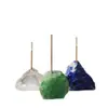 Soporte para Incienso de Piedra Cruda de Cristal Natural Decoración del Hogar Piedra de Aromaterapia Quemador de Incienso para Ofrenda a Buda Base de Soporte para Incienso Accesorios de Muebles de Cristal