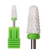 Cabeça de moagem de cerâmica para arte em unhas, descarregador elétrico de unhas, broca de cabeça de milho de cerâmica, ferramenta de substituição para unhas, máquina de moagem