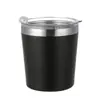 Taza de Leche de Color Sólido de 8 oz Acero Inoxidable 304 Tapa abatible Portátil para Coche Taza con Aislamiento al Vacío Cerveza Cola Venta al por Mayor