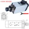 Motor de Husillo HQD 1.5/2.2/3.5/4.5/6/7.5/9Kw Hanqi Enfriado por Aire de Alta Velocidad Máquina de Grabado