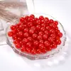 Contas Redondas de Vidro Liso de Porcelana Contas de Cristal Feitas à Mão para Pulseira DIY Colar Materiais para Miçangas Acessórios de Joias Atacado