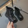 Botas de cuero para niños 2026 nuevo modelo botas estilo Martin para niños botas cortas estilo británico botas de cuero de moda para niñas con suelas suaves antideslizantes