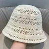 Chapéu de Tricô Vazado Liso Estilo Japonês Transfronteiriço, Chapéu de Pescador Simples e Fashion para Mulheres, Chapéu Confortável e Respirável com Proteção Solar