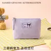 Bolsa de cosméticos Sanrio Original Autorizada Gran Capacidad Kt Portátil Simple para Salir