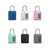 Candado de contraseña multicolor tipo macarrón papelería equipaje regalo cerradura de plástico ABS transfronterizo para fabricantes de candados de contraseña