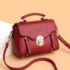 Nova Bolsa Simples de Celular em PU Feminina Transversal Portátil Pequena Quadrada Versátil Bolsa para Mãe de Meia-idade Bolsa de Ombro para o Trabalho para Mulheres