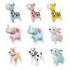 Novo Balão Animal com Rodas para Caminhar Decoração de Festa de Aniversário Infantil Adereços Barraca de Mercado Noturno Brinquedo ao Ar Livre Balão