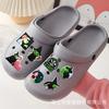 Nuevos Zapatos Mágicos de Cueva de Bruja Zapatos Zapatos de Flores Hebilla Zapatos de Goma Suave de PVC Accesorios Hebilla Decorativa Zapatillas Zapatos en stock