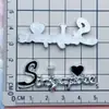 Pingentes de Letras Coloridos com Borboletas Galvanizadas e Strass, Presilhas de Roupa e Cabelo em Formato Oval, Acessórios DIY para Capas de Celular, Acessórios de Plástico para Crocs