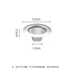 Filtro de malla para fregadero de cocina, filtro para alcantarillado, filtro para lavabo de verduras, filtro de malla de acero inoxidable para fregadero, filtro para fugas de residuos de cocina universal
