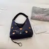 Shuai Mijia Versión Coreana 2026 Nuevo Estampado de Letras Bolso de Hombro de Gran Capacidad para Mujer Bolso Tote Casual Portátil
