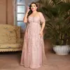 Vestido de Dama de Honor Talla Grande Sexy de un Hombro Hada Compromiso Nuevo Talla Grande Efecto Adelgazante 100kg Vestido de Anfitriona