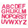 Imán de letra minúscula magnética 26 letras mayúsculas en inglés pizarra digital sticker sticker de letra para educación temprana infantil sticker de refrigerador en stock