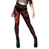 Leggings de Natal Femininas Transfronteiriças Europeias e Americanas Estampa Digital de Alce Levanta Bumbum Calças de Yoga Elásticas Justas Novas para Mulheres
